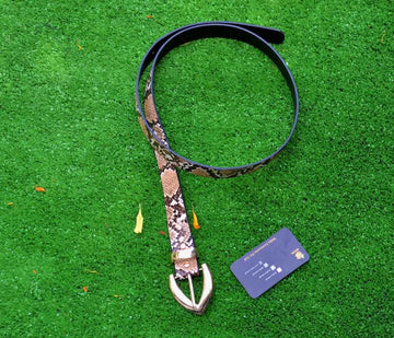 Malta Printed Stylish Leather Belt